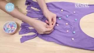 DIY by NUGIRL  T Shirt bag ทำกระเป๋าผ้าจากเสื้อยืดเก่า [upl. by Ailesor]