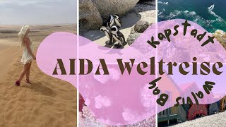 AIDA Weltreise 202324  Endlich in KAPSTADT ♥️  VLOG 021 [upl. by Ybbob]