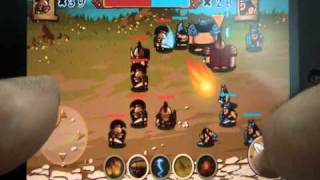 Spartans vs Vikings iPhone game play video [upl. by Nievelt]