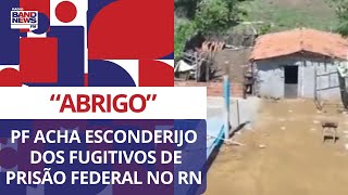 PF encontra esconderijo com facão e alimentos dos fugitivos do presídio federal em Mossoró [upl. by Arola]