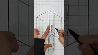 Optical Illusion Drawing  jkr360 drawing 3d art illusion illusion howtodraw [upl. by Bradski]