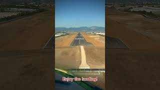 Landing in beautiful Salerno aviation salermo italy [upl. by Oretos]