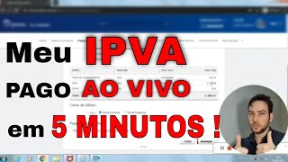 Como pagar o IPVA pela INTERNET  Mais FÁCIL e PRÁTICO [upl. by Holloway]