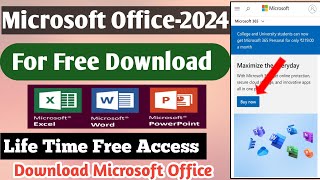 How To Download Microsoft Office 2021 For Free  Ms Word Download Free  Word Excel PowerPoint [upl. by Vergil]