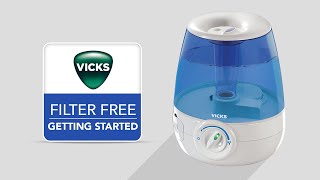 Vicks Warm Mist Humidifier VWM845  Getting Started [upl. by Ettelliw255]