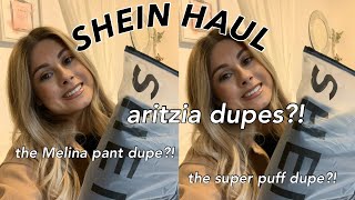 SHEIN HAUL ARITZIA DUPES FALL WINTER TRENDS  TRY ON [upl. by Line443]