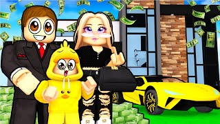 Ik Werd GEADOPTEERD Door RIJKE OUDERS In ROBLOX Adoption Story [upl. by Rox122]