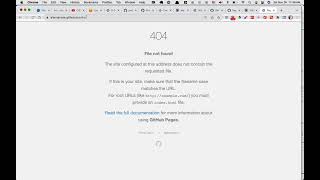 Why does my github repo get a 404 error AKA How to turn on GitHub Pages on a new repository [upl. by Namlaz]