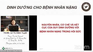 Dinh dưỡng cho bệnh nhân nặng  TSBS Lê Thị Diễm Tuyết TSBS Nguyễn Hữu Quân [upl. by Atteugram832]