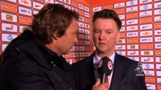 Interview Van Gaal na Nederland  Estland 22032013 [upl. by Cheryl110]