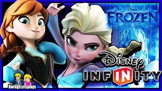 Disney Infinity  Frozen Anna amp Elsa Gameplay [upl. by Barabbas]