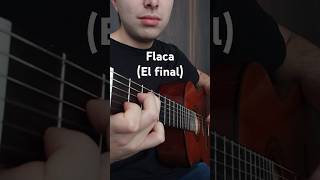 Flaca  Andrés Calamaro  parte final fingerstyle cover [upl. by Nimajaneb747]