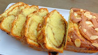 Quick Delicious Cake Recipe  Starbucks Style Cake in 5 Minutes Cinnamon Swirl Cake [upl. by Naesad162]