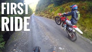 Honda CRF250R Enduro FIRST RIDE  2018 [upl. by Atrahc774]