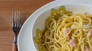 Italian SPAGHETTI CARBONARA  original Italian recipe [upl. by Bonnibelle]