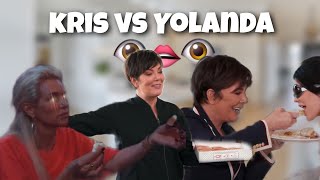 Kris jenner vs Yolanda hadid in food [upl. by Husain]