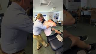 MANIPULATION of CERVICOTHORACIC junction chiropracticadjustment spinalmanipulation [upl. by Leuqim983]