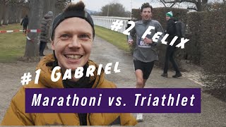 11km Volkslauf gegen meinen LaufTrainingspartner  Triathlon Training Recap [upl. by Idolah]