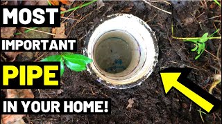 This Pipe Can SAVE YOUR HOUSE FROM SEWAGE FLOODS Sewer Clean Out Pipe Explanation [upl. by Isak960]