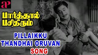 Pillaikku Thandhai Oruvan Song  Parthal Pasi Theerum scenes  Gemini Ganesan convinces Sivaji [upl. by Alston552]