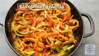 Easy Chicken Fajitas Recipe  Mexican Fajita Recipe [upl. by Gurevich]