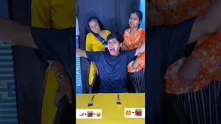 eating the jam or chilli 🌶 🥵 challenge 😆🤣 P3 funfamily funny trending shorts [upl. by Noraed978]