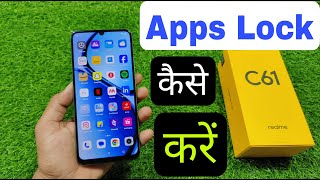 How To Apps Lock in Realme C61  Realme C61 me Apps Lock Kaise Karen  Realme C61 Apps Lock Settings [upl. by Nitaf]