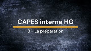 Webinaire CAPES int 3 ‐ Organisation [upl. by Fryd689]