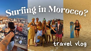 A day at a surf camp in Taghazout Moroccos coolest beach town  travel vlog [upl. by Shina659]