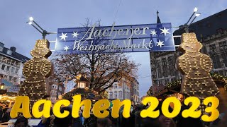 Aachen Christmas Markets 2023 4K [upl. by Adnuhs]