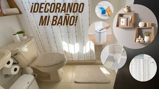 ✅ Independizándome ¡LIMPIEZA Y DECORACIÓN de mi BAÑO PEQUEÑO con Productos Betterware  MB 🌎 [upl. by Martsen]