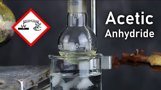 Acetic Anhydride from Vinegar The Sulfur Chloride Route  OTC Acetic Anhydride Synthesis [upl. by Clarie]