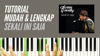 Sekali ini saja  Glenn Fredly  PIANO Tutorial by Rafly  W Virtual Piano [upl. by Oinigih]