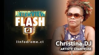 Interview Flash avec Christina DJ artiste chanteuse [upl. by Campball]