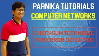 L 25 CHECKSUM TECHNIQUE FOR ERROR DETECTION [upl. by Aicirtam]