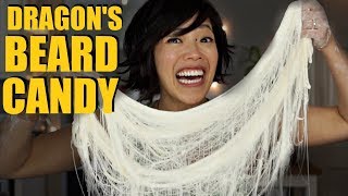 DRAGONS BEARD CANDY Handpulled Cotton Candy Recipe  FAILS Included [upl. by Lipski]