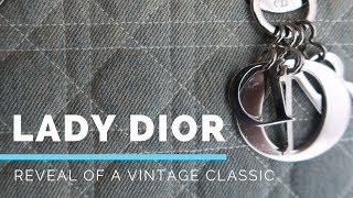 Vintage Lady Dior in Denim REVEAL [upl. by Somerville]