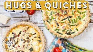 EASTER QUICHE 2 Ways  Collab with HealthNut Nutrition [upl. by Enelyw]