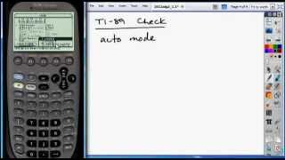 ti89 settings intro [upl. by Singhal783]
