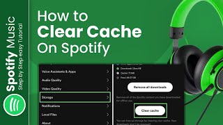 How to Clear Cache on Spotify 2024 Spotify Hacks [upl. by Adnalay252]