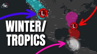 TROPICAL TROUBLE And Our First WINTER STORM Is Possible [upl. by Ardene403]