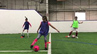 Youth Soccer U10 Footwork Drills [upl. by Wildee]