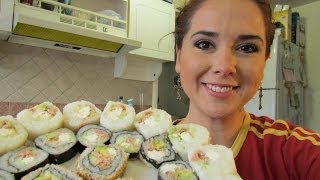 como hacer sushiMarisolpink [upl. by Atikin156]