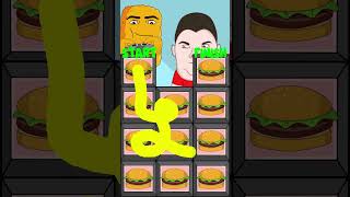 Choose Hamburger vs Oreo  Nikocado Avocado and Gegagedigedagedago Nuggets are playing Snake game [upl. by Eihcir]