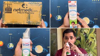 Otrivin Breathe Clean Isotonic Nasal Spray Review amp Demo  Ordered From Netmedscom [upl. by Seilenna392]