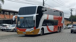 Grande Movimento De Ônibus Na Fábrica Da Busscar Com DD Pintura Retro Do Expresso Itamarati [upl. by Nnainot]