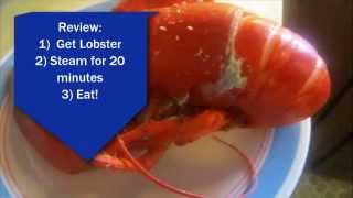 How to Cook New England Lobster Easily Cook Live Maine Lobster Simply [upl. by Fasa]