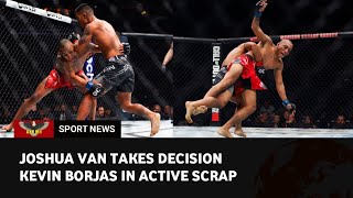 UFC 295 Highlights Joshua Vans killer kick leads to Decision win over Kevin Borjas at Active Scrap [upl. by Frisse]