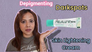 Best Melalumin Ultra Depigmenting Cream  Skin Lightening Cream for Darkspots  Uneven Skintone [upl. by Ebaj]