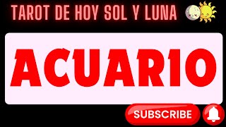 ACUARIO🌙🌞 VIENE ALGO FUERTE QUE PASA POCAS VECES LLORARAS TE ENTERAS DE ALGO TE DEJA EN SHOCK [upl. by Asiat]